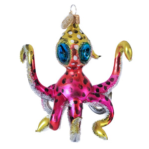 blæksprutte julekugle