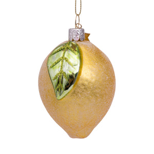 citron frugt julekugle fra vondels