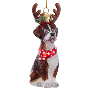 boxer julekugle julepynt med hunde