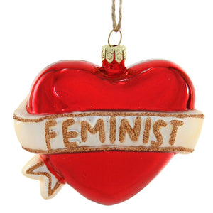feminist julekugle feministisk julepynt