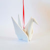 origami trane ophæng i porcelæn