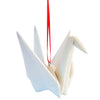 trane origami julepynt i porcelæn