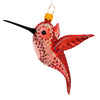 rød kolibri julekugle